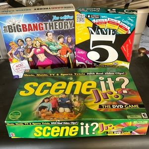 Set 3 Board Games for the Sitcom Lover